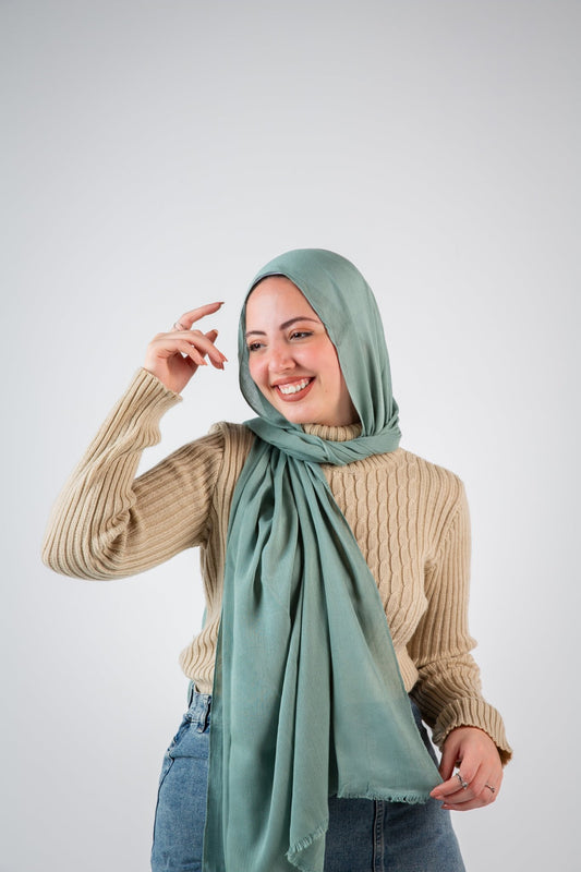 Mint Green - Cotton - Joy Scarves