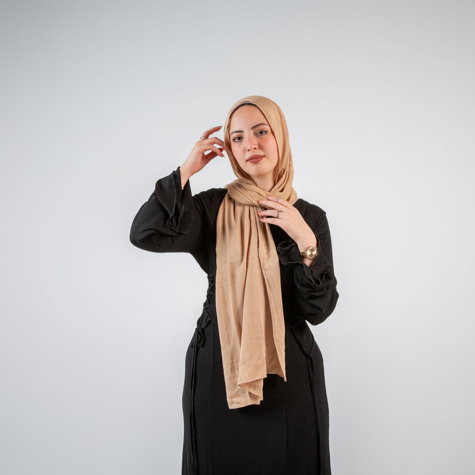 Sand Beige - Cotton - Joy Scarves