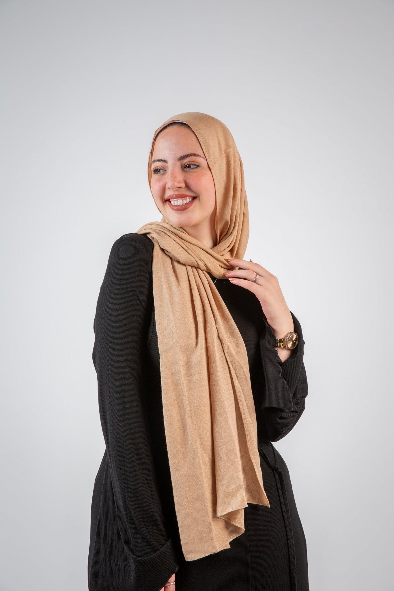 Sand Beige - Cotton - Joy Scarves